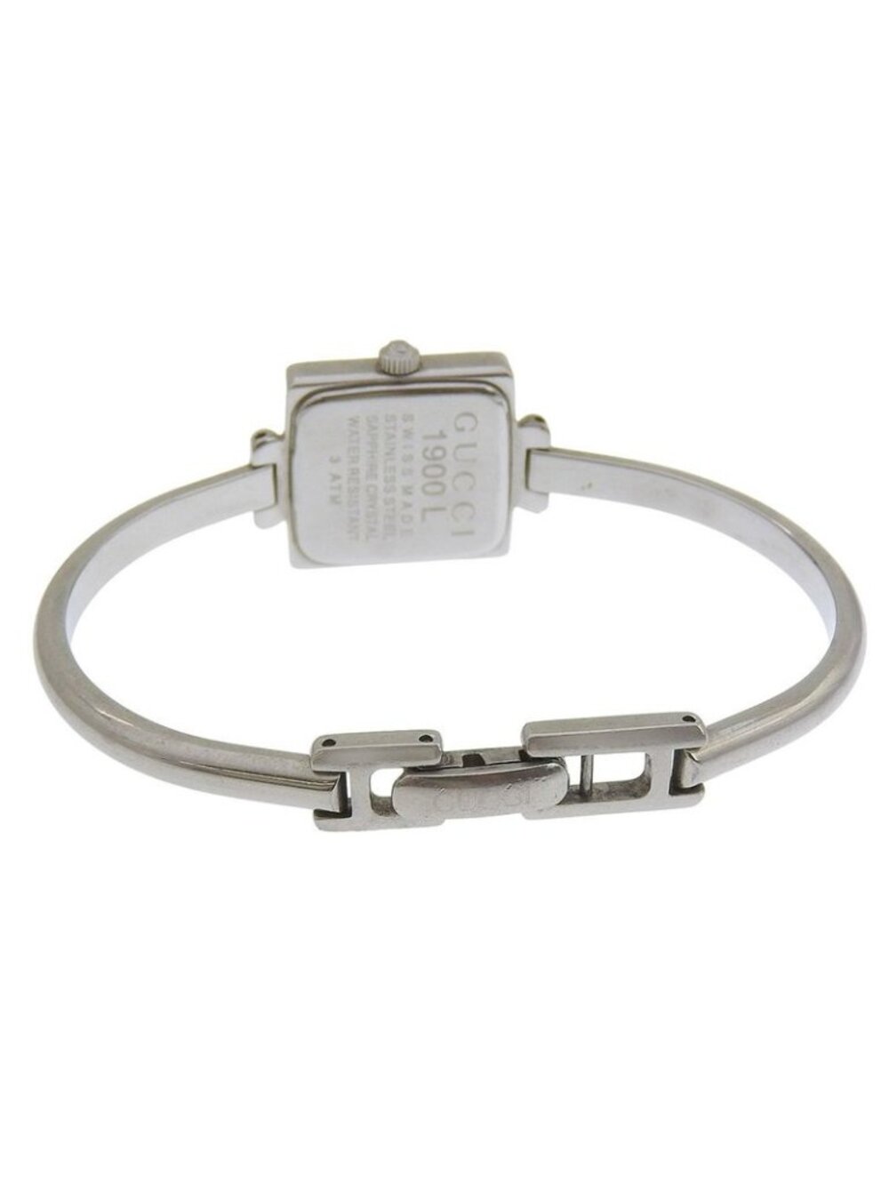 Gucci Stainless Steel Quartz Analog Display Black Dial Watch - Picture 5 of 10